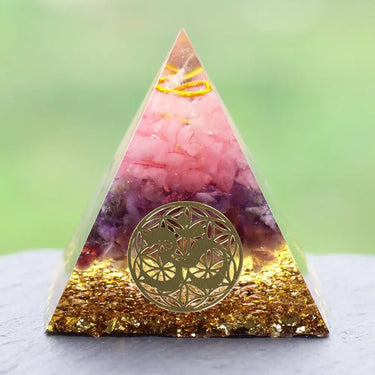 Rose Quartz Orgone Pyramid-Your Soul Place